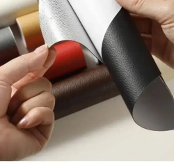 Пленка самоклеящаяся экокожа для мебели 35x100 см. наклейка на диван,субсидия на ремонт,Заплатка для ремонта кожи,коричневый.