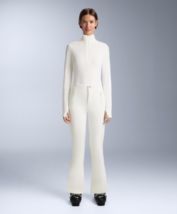 Oysho Термофутболка с застёжкой-молнией на половину длины, белый