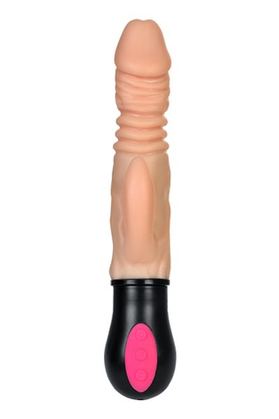 Вибратор A-toys с подогревом и функцией Up-Down 24,2 см