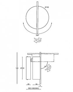 Бра Maytoni Nuance MOD180WL-L4B3K