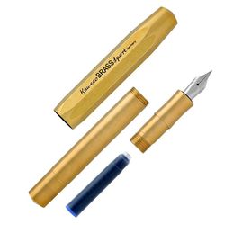 Перьевая ручка Kaweco Brass Sport EF 0.5мм золотистая (10000916) 5