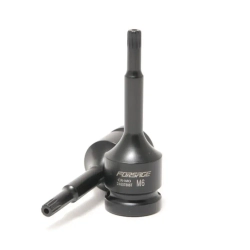 Головка-бита SPLINE глубокая ударная1/2'', M8 с отверстием Forsage F-24807808T