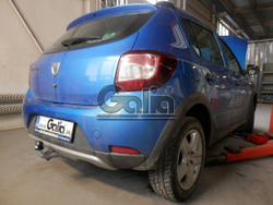 Фаркоп оцинкованный Galia D044A для Renault Sandero 2014-, Renault Sandero Stepway 2014-(паспорт и сертификат в комплекте)(без электрики)