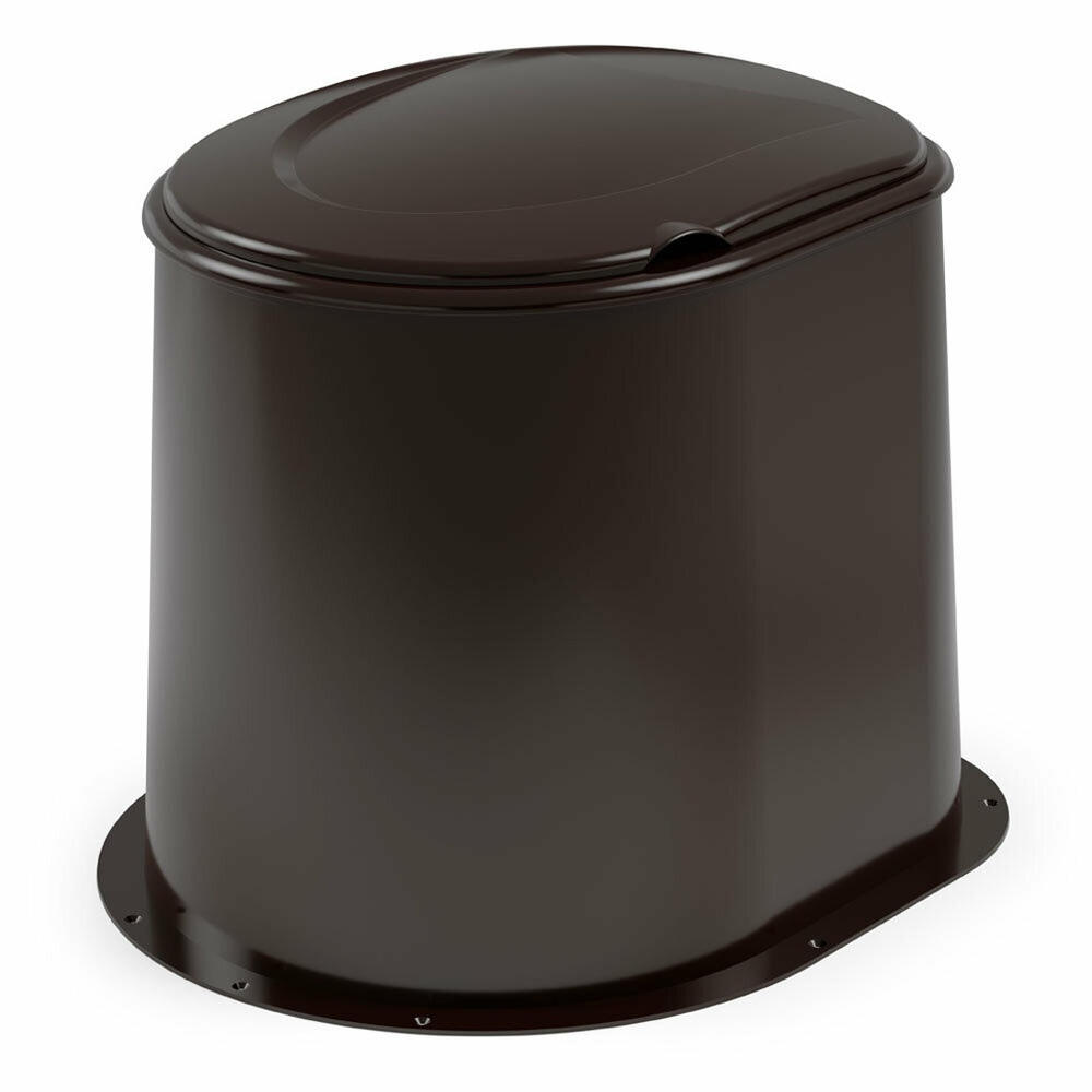 Туалет дачный, цвет мокко