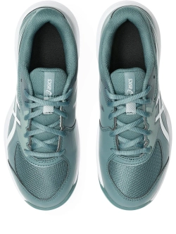 Детские Кроссовки теннисные  Asics Gel-Game GS - foggy teal/white
