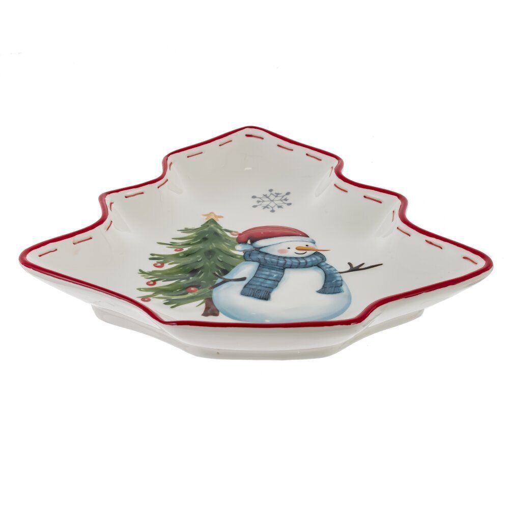 GAEM Блюдо "Веселый Новый год", L25 W24,5 H3 см