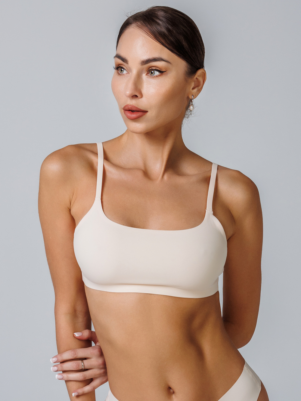 Топ цвет СЕРЫЙ (К), размер L