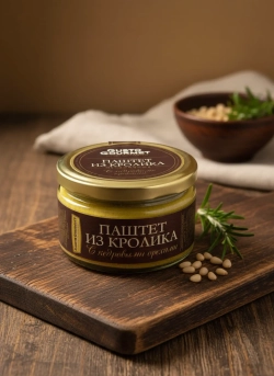 Паштет из кролика с кедровыми орехами