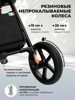 Прогулочная коляска Sweet Baby Stella 427300 Green