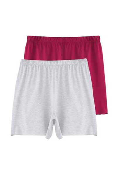 Бордово-бежевая меланжевая трикотажная Пижама 2 размера плюс шесть TEDSS25IA00000