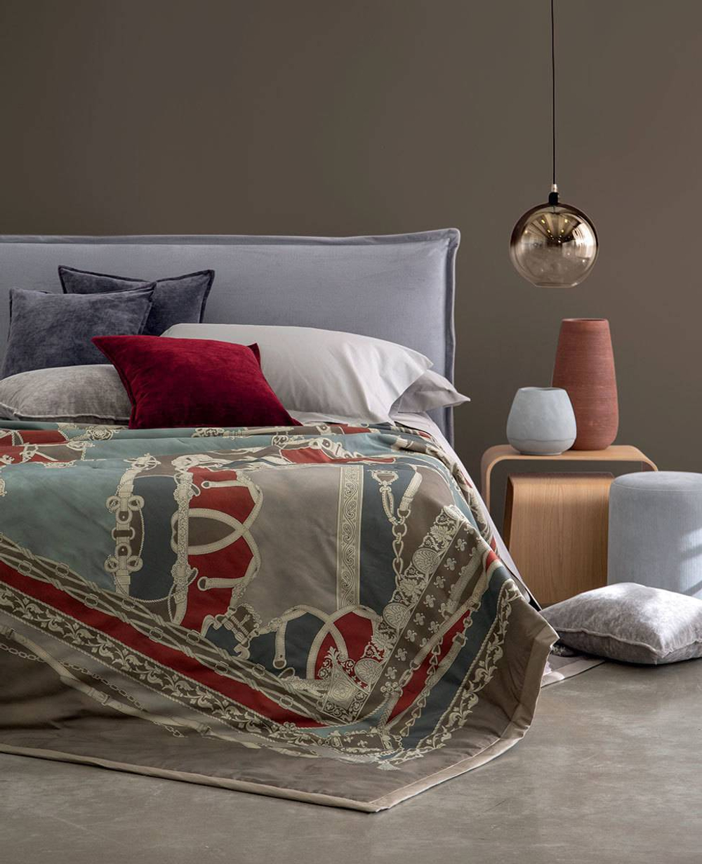 Плед 140x180 Svad Dondi Horsiere Tortora светло-коричневый