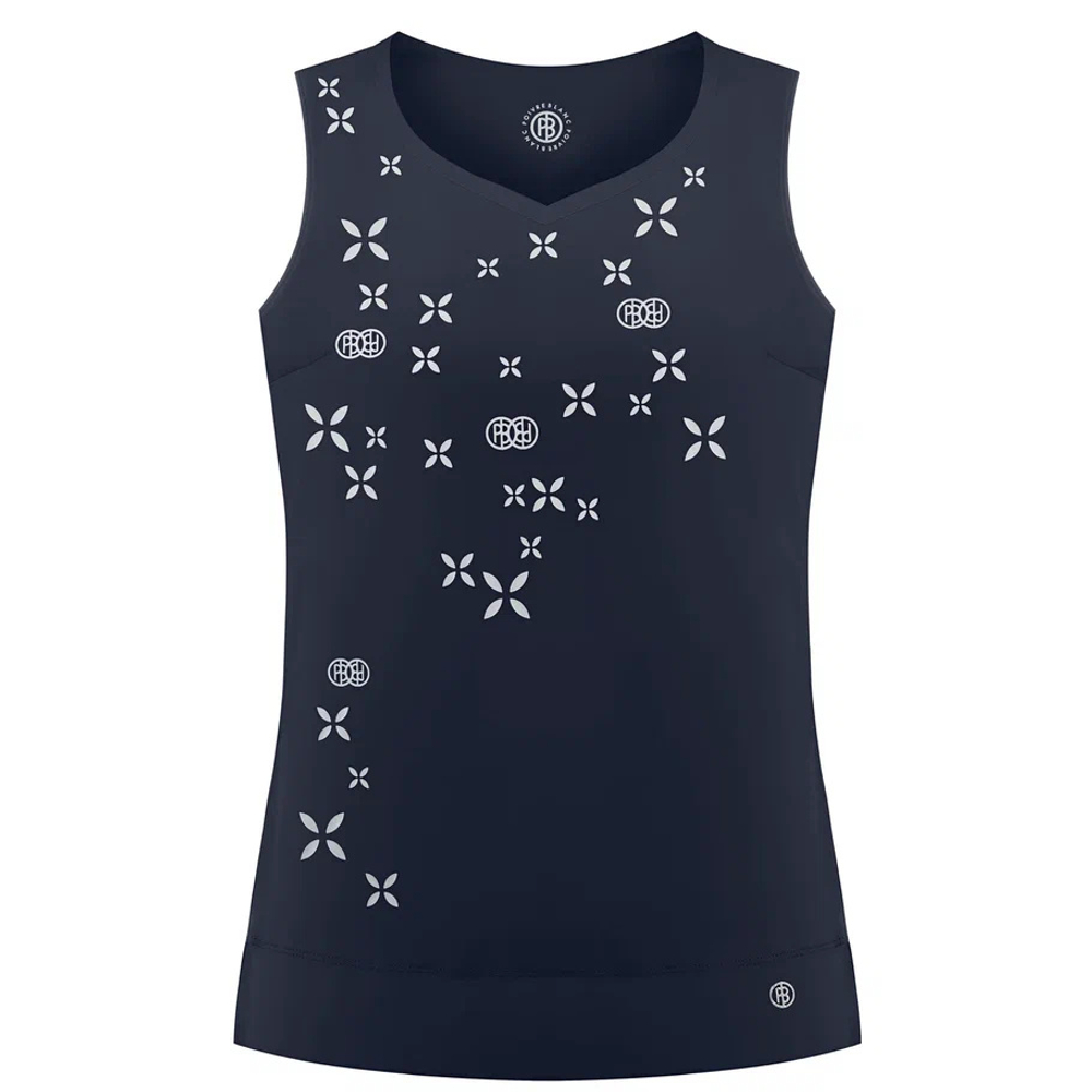 Одежда для тенниса Женская, Майка POIVRE BLANC SLEEVELESS .