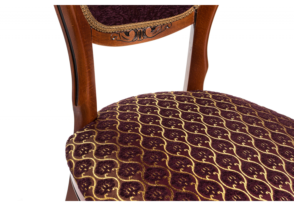 Стул деревянный Woodville Adriano 2 вишня с патиной