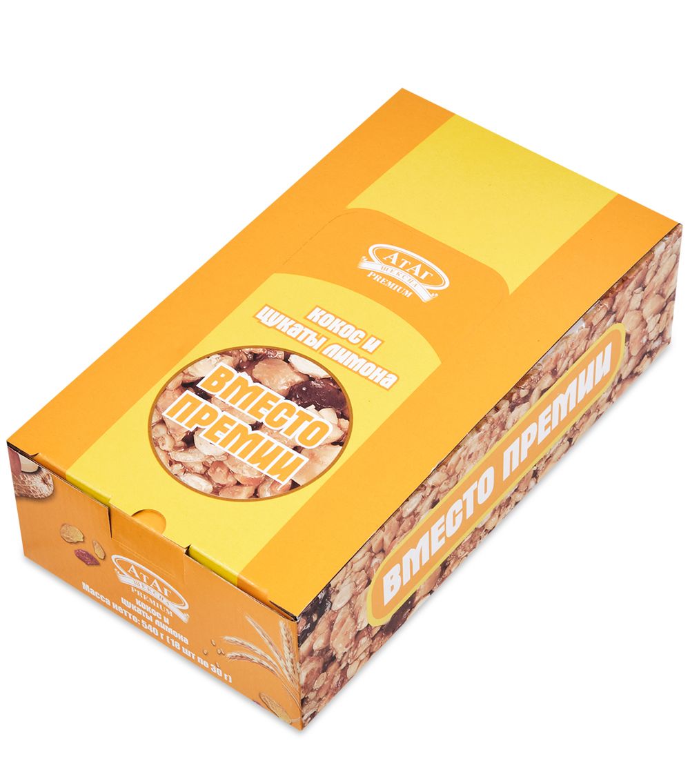 AT-103/3 Мюсли кокос-цукаты «Вместо премии» 18*30 гр