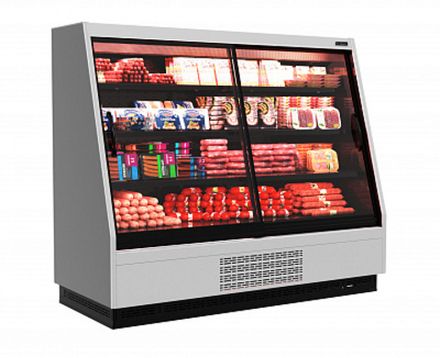 Витрина холодильная Carboma Tokyo 2 F16-08 VV 1,9-1 0030 STANDARD фронт X1 (версия 2.0) (9006-9005)