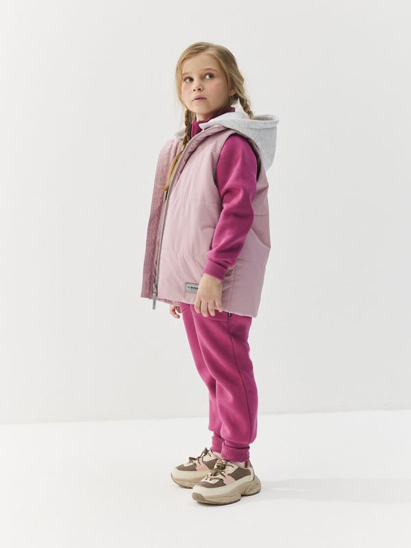 Жилет на молнии с капюшоном 