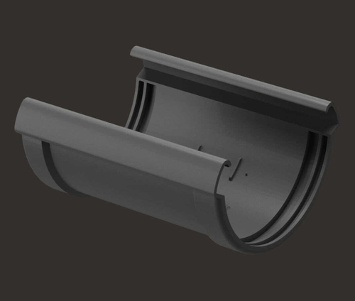 Döcke LUX Соединитель желобов (Графит)