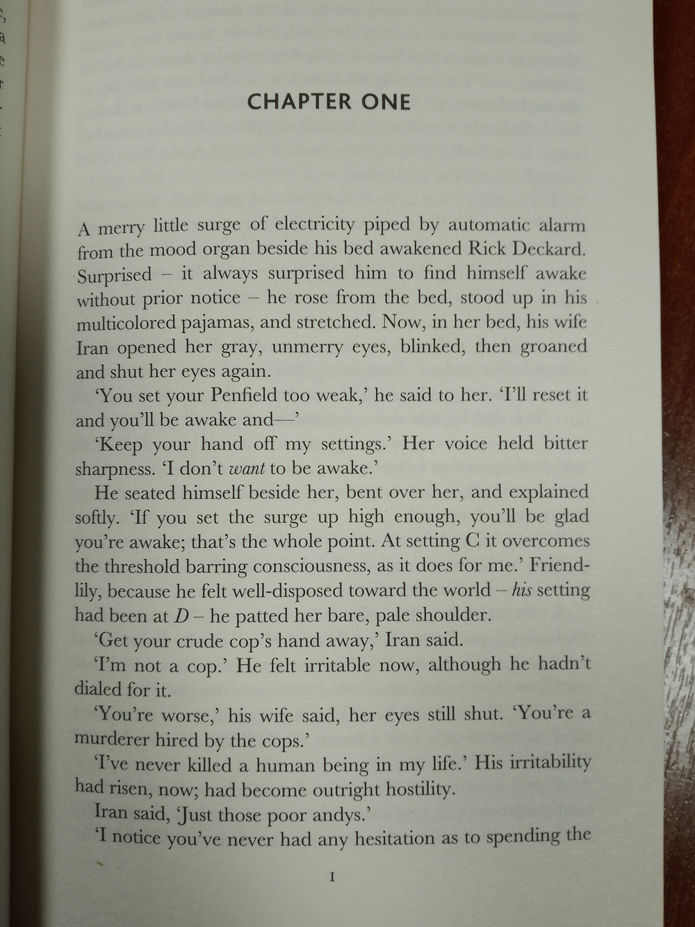 Do Androids Dream of Electric Sheep?