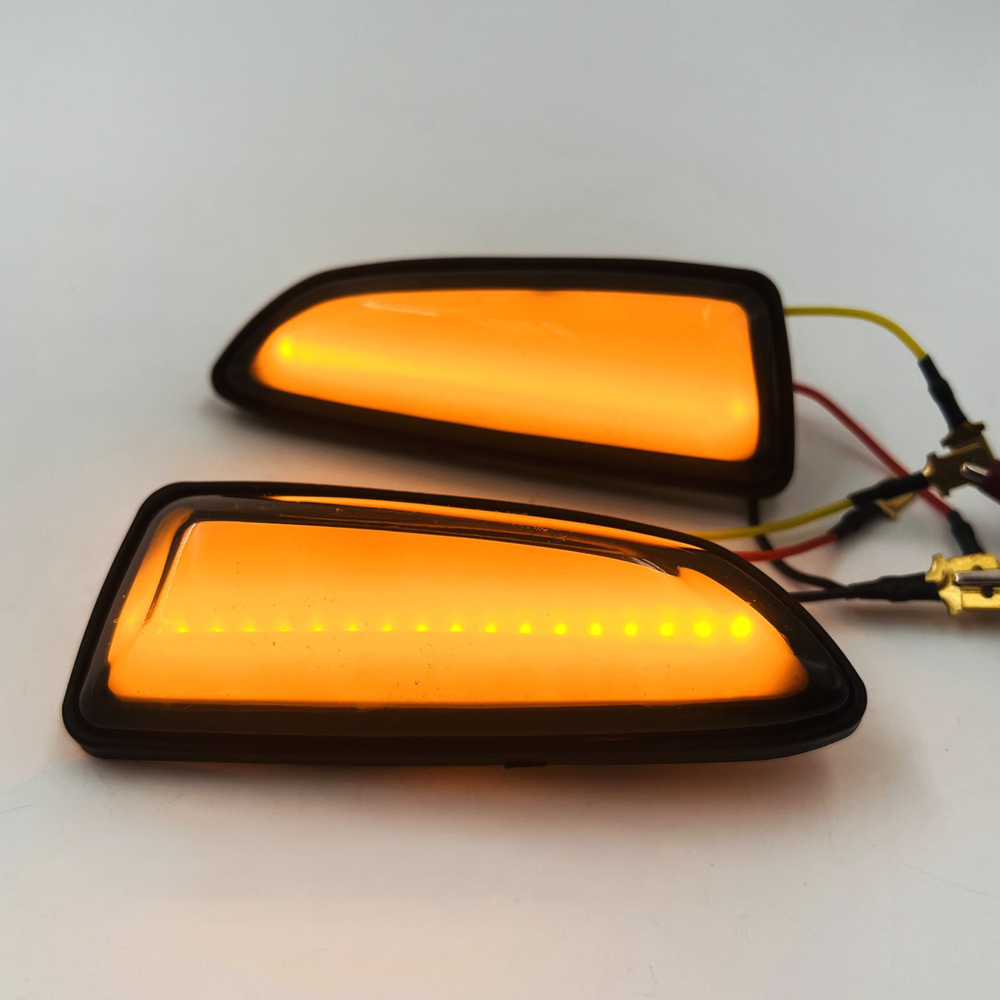 Повторители поворота на крыло диодные с синим габаритом для ВАЗ (Лада) 2 шт