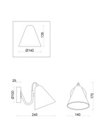 Настенный светильник (бра) Freya FR8001WL-01WG