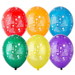Шар латексный 35см С ДР! Шары (Ассорти)