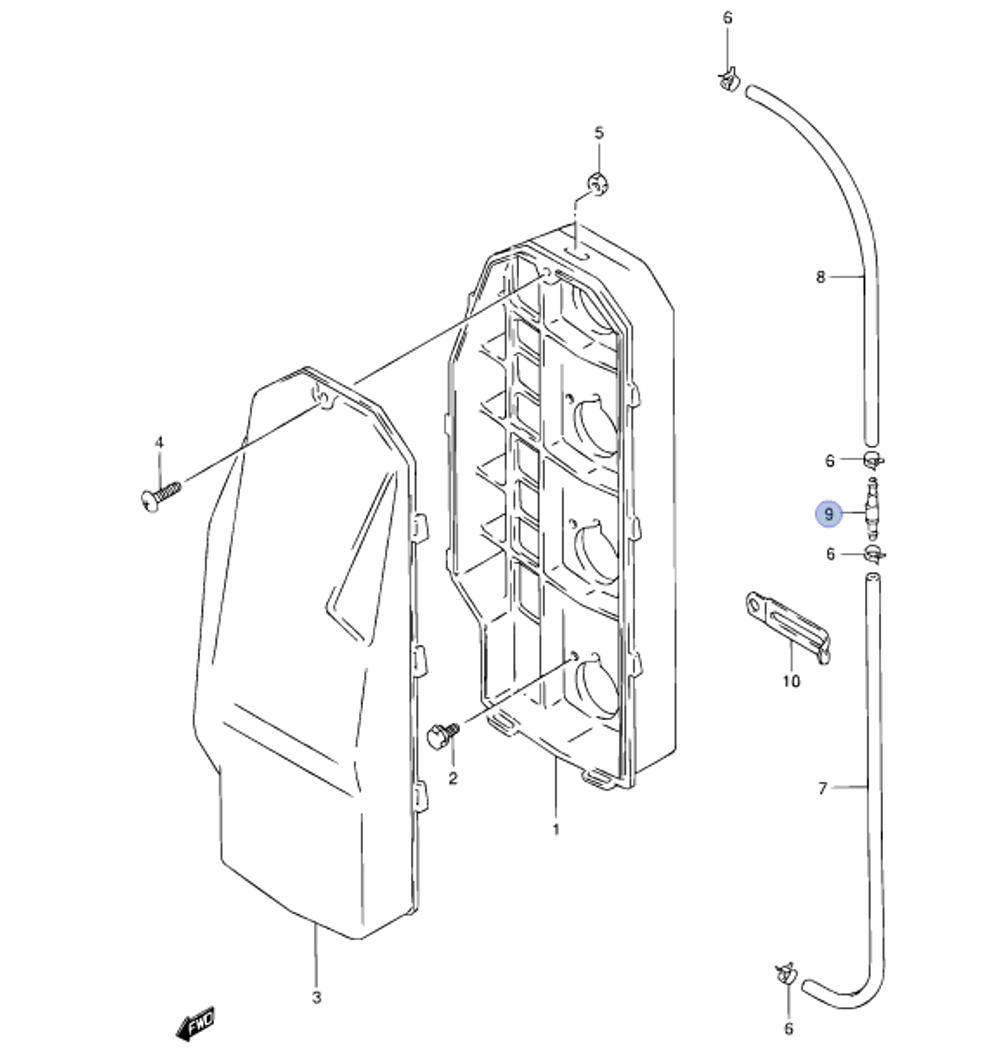 Клапан Suzuki 16710-95211-000