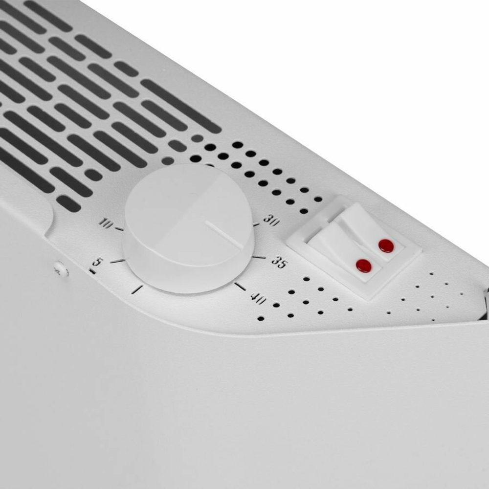 Конвектор электрический Denzel XCE-1000, 230 В, 1000 Вт, белый, сушилка, колеса, Х-элемент, 98130