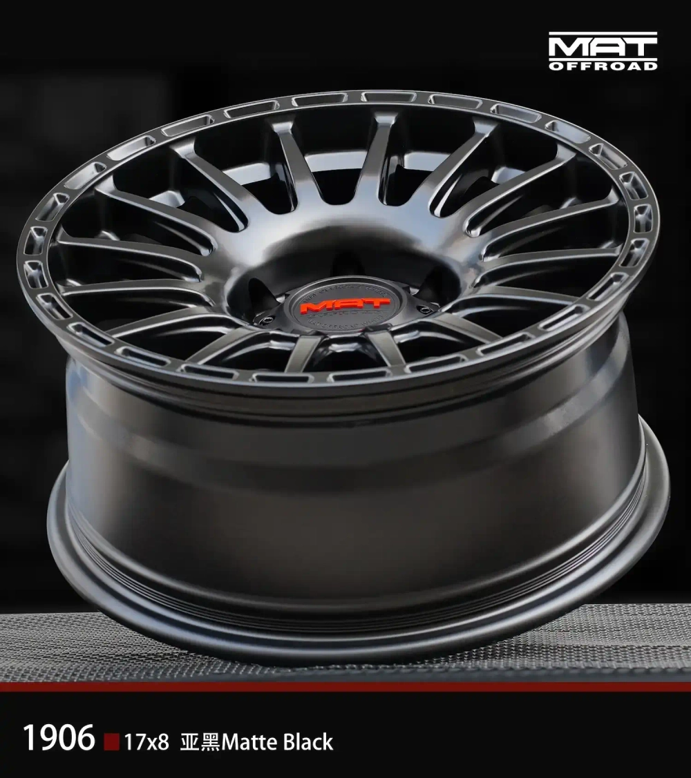 Диск колёсный литой MAT offroad 1906 R17 8,0 ЕТ15 Matte Black