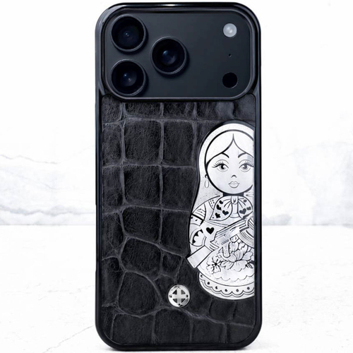 Russian Matryoshka CROC Leather