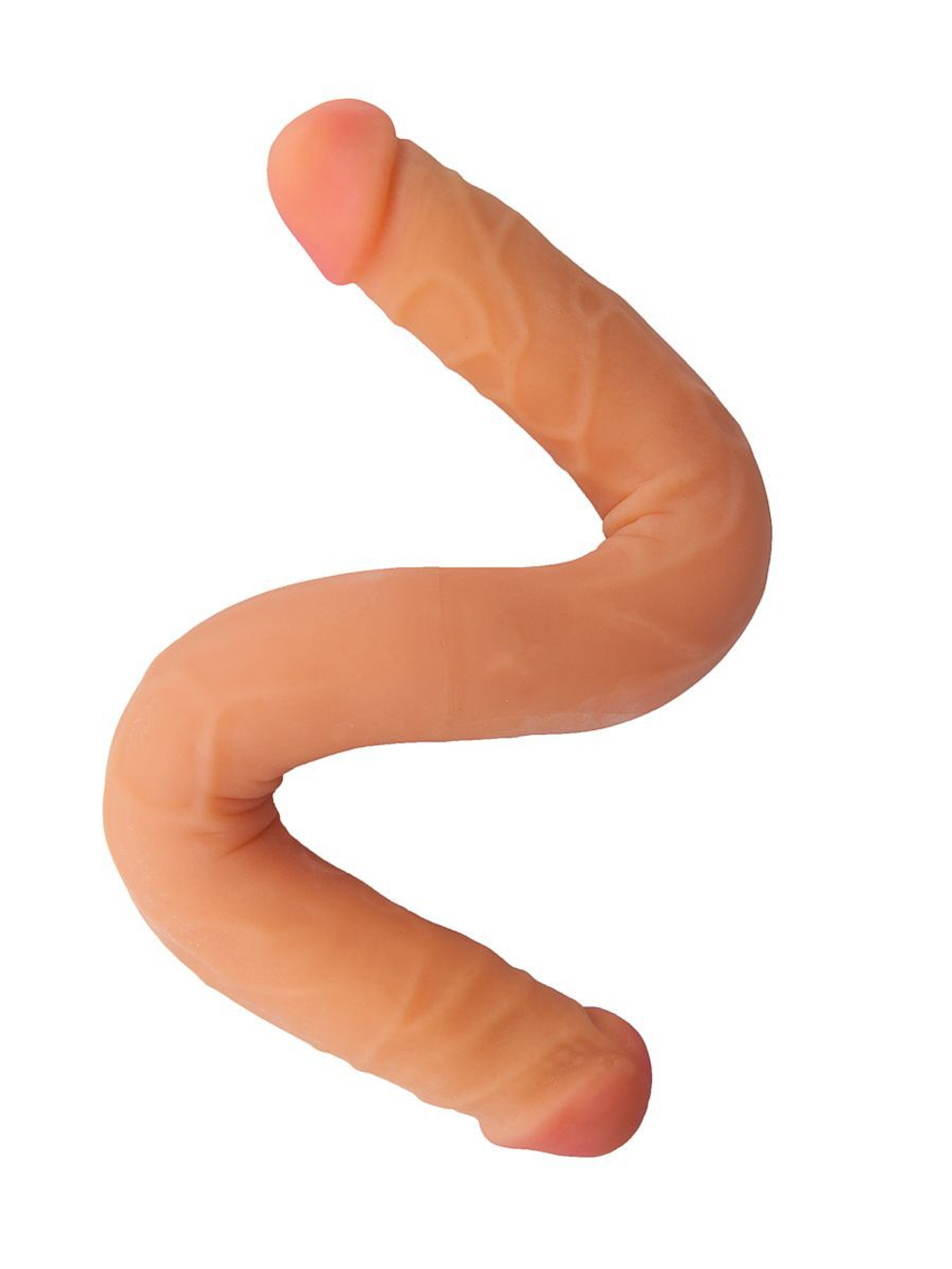 Двухголовый фаллоимитатор LOVETOY – 47,8 см, CyberSkin