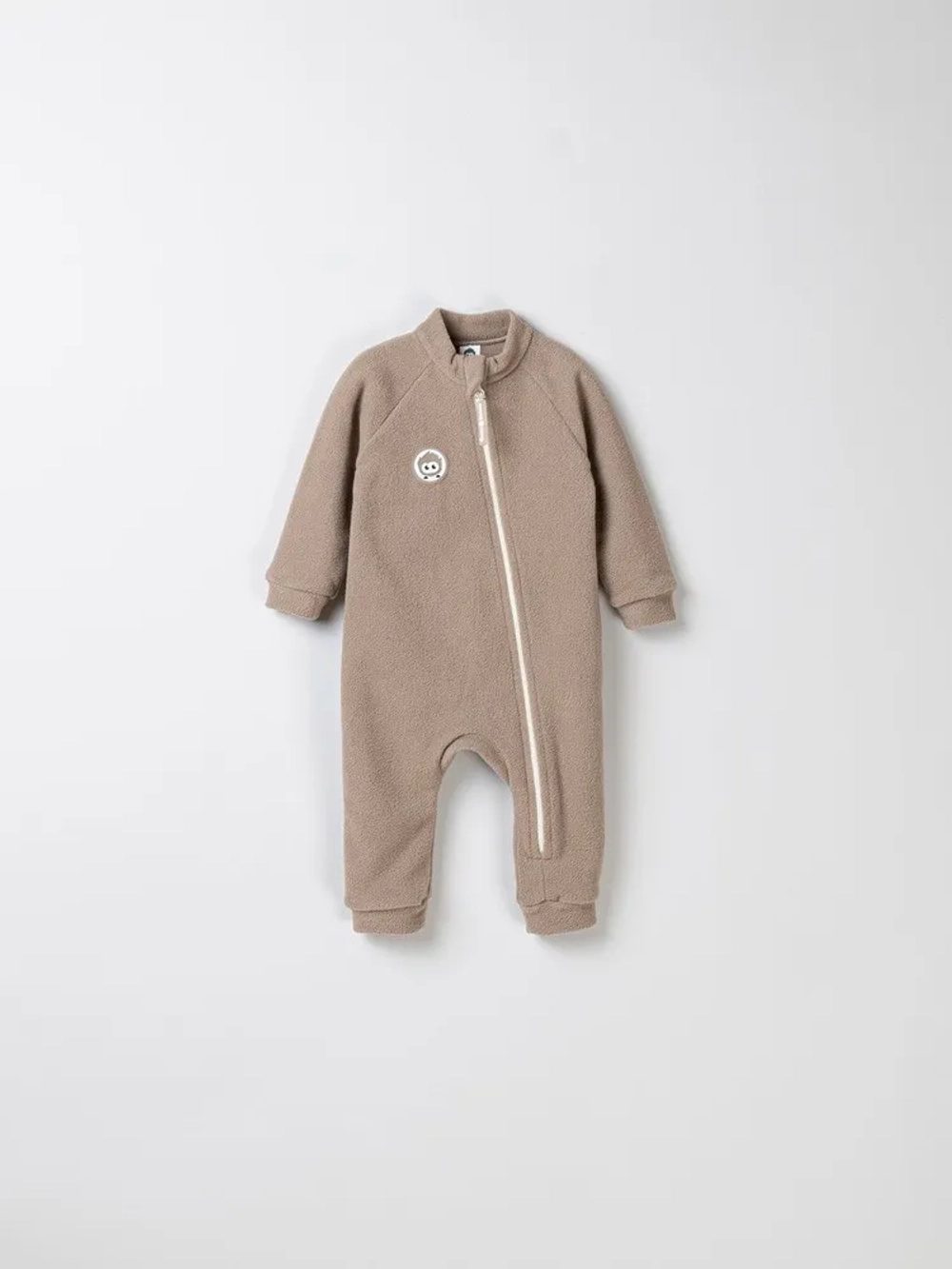 Комбинезон флисовый "Кофейный" 0+