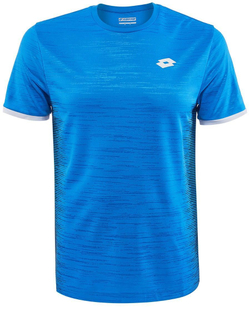 Футболка для мальчика теннисная Lotto Top Ten II B Tee Printed PL - небесный