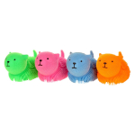 Мякиш волосатик Кошка 20 см, 4 цвета, пакет с-30410