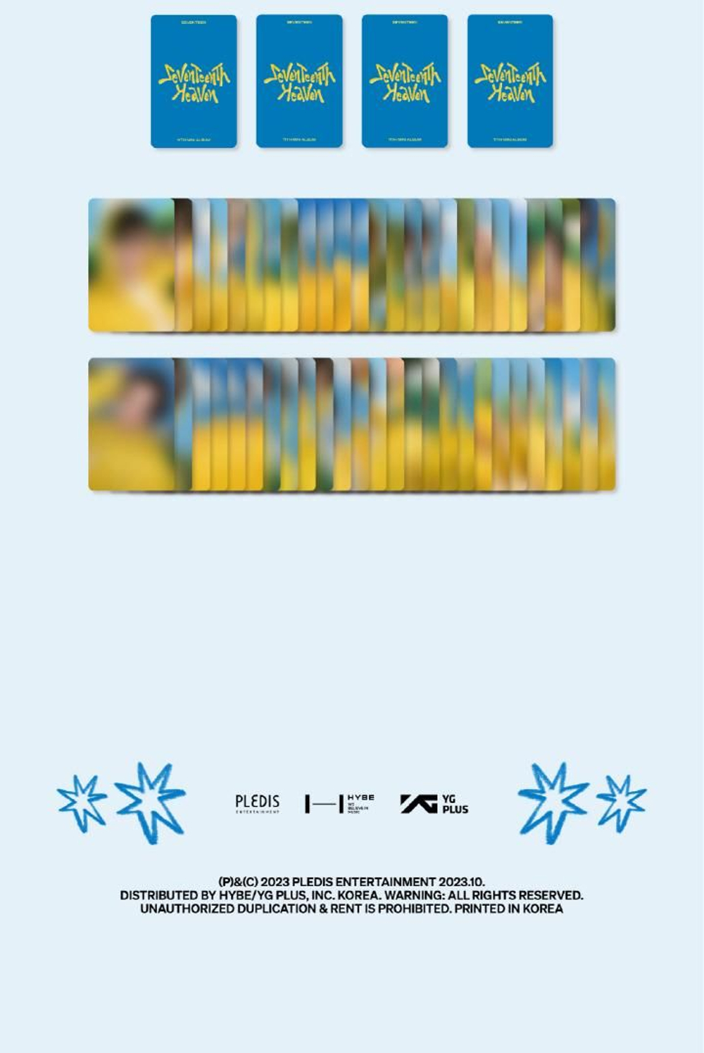 Альбом SEVENTEEN - SEVENTEENTH HEAVEN 11th Mini Album CARAT Version