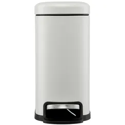 Ведро мусорное с педалью, светло-серое, 5 л
