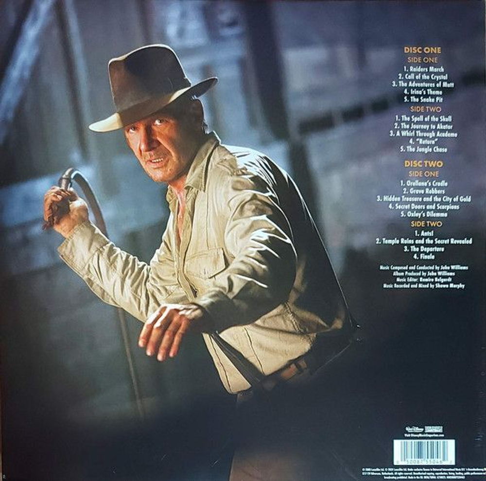 Виниловая пластинка John Williams 4 Indiana Jones And The Kingdom Of The Crystal Skull Original Motion Picture Soundtrack