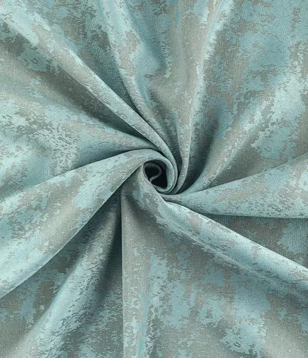 Ткань "Мрамор софт" бирюза