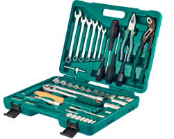 S04H52460S Набор инструмента универсальный 1/4", 1/2"DR, 60 предметов