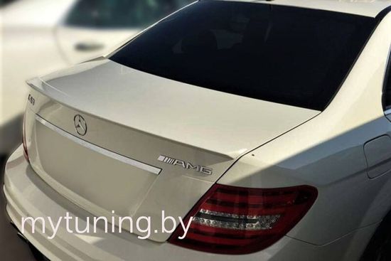 Лип спойлер V.1 для Mercedes C class W204 2007-2014 Sedan