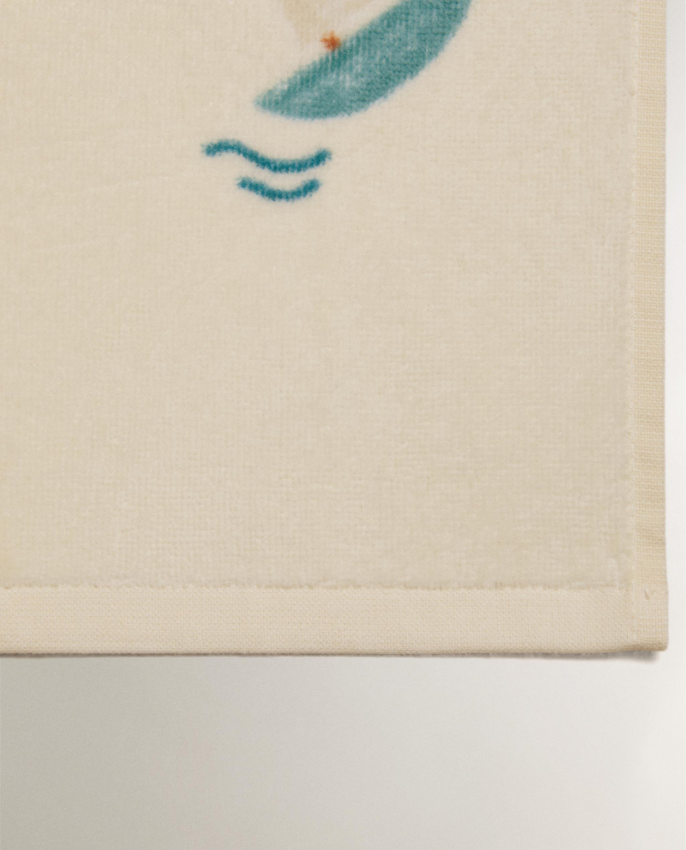 Zara Home Пляжное полотенце из хлопка, кремовый, 150x90 см