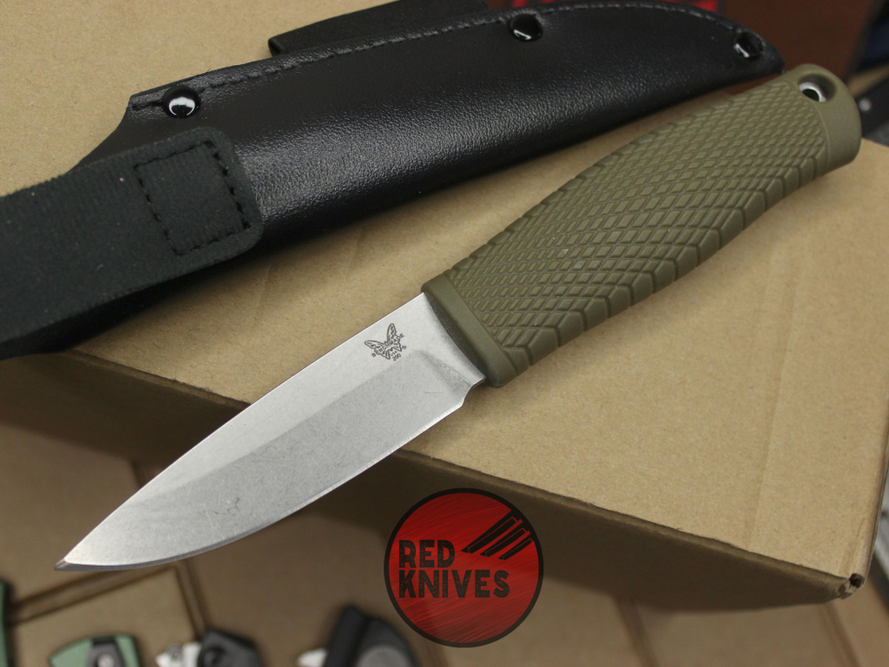 Нож Benchamde Pukko - зеленая рукоять