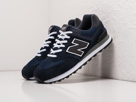 Кроссовки New Balance 574 Dark Blue (Reflective)