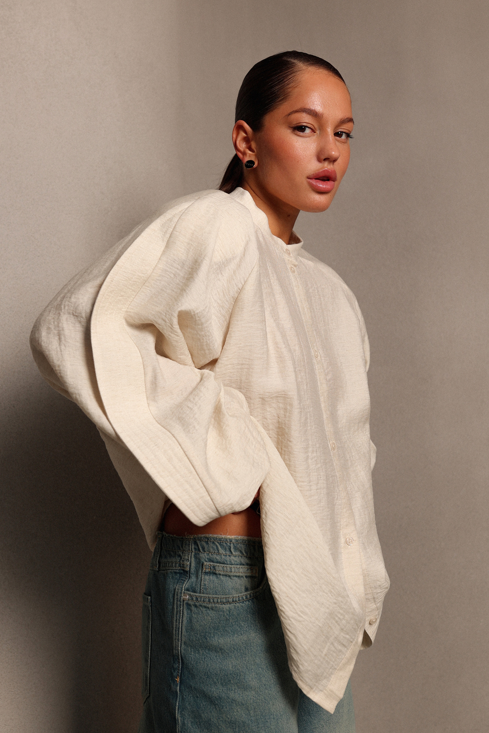 Блуза с рукавом реглан