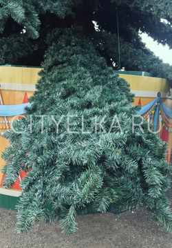 Ель уличная искусственная "Таёжная" ствольная светодинамическая