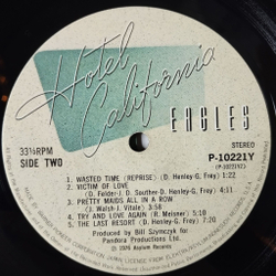 Винтажная виниловая пластинка LP Eagles Hotel California (Japan 1976) (No Obi) Pretty Maids All In A Row