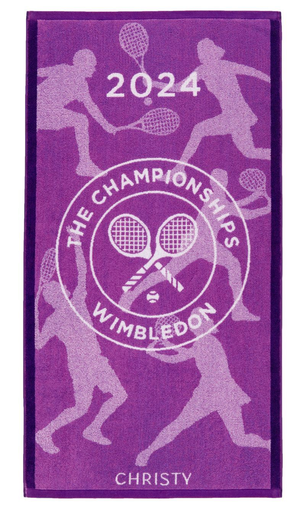 Полотенце теннисноеWimbledon Championship Towel 2024 - Фиолетовый