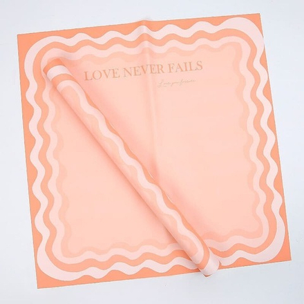 ЛИСТ "True Love" 58*58/20шт КОРАЛЛ