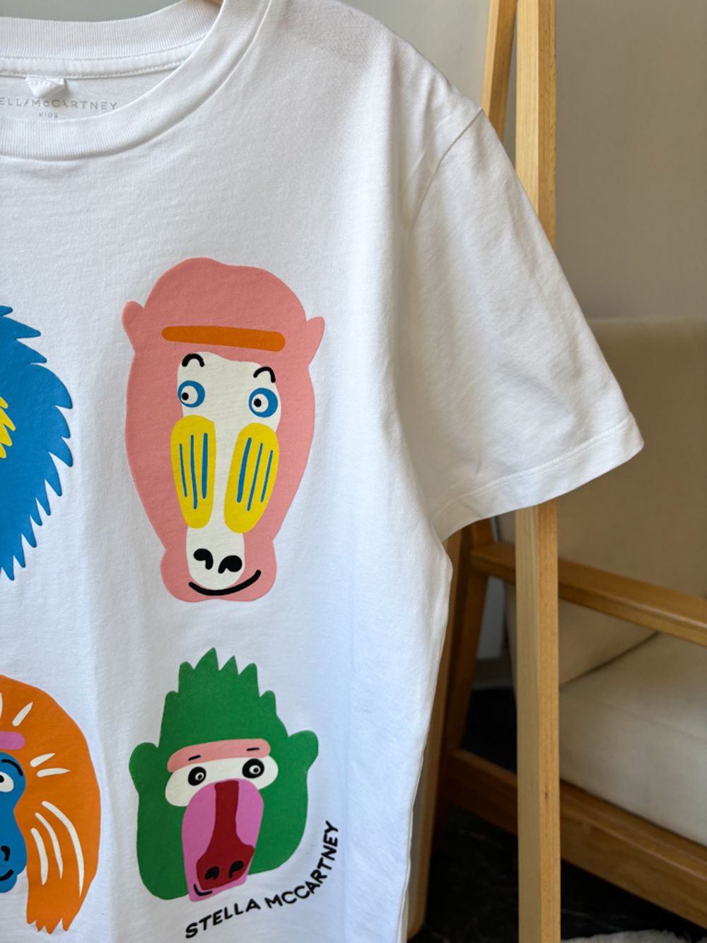 Хлопковая футболка Stella McCartney, 152