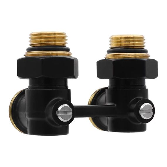 Вентиль для радиатора VIEIR Мультифлекс 3/4quot; угловой, черный VR309-C (48/1) купить в Москве и Московской области по низкой цене с доставкой по России — (1) Вентиль для радиатора VIEIR Мультифлекс 3/4quot; угловой, черный VR309-C (48/1) — (1)