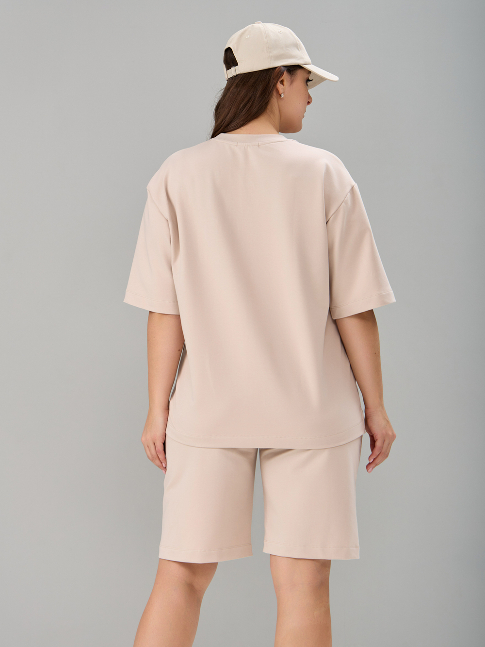 Костюм с шортами КНф-101П/экрю